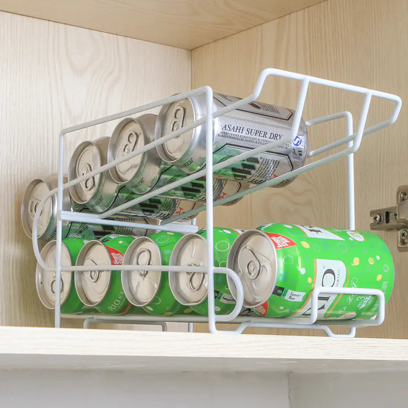 2-Layer Kitchen Storage Rack | Compact Counter Organizer